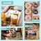 D30 Label Maker Machine with Tape, Portable Bluetooth Printer, Small Smart Phone Handheld Sticker Mini Labeler Multiple Templates Font Icon Easy to Use Inkless Rechargeable F Office Home
